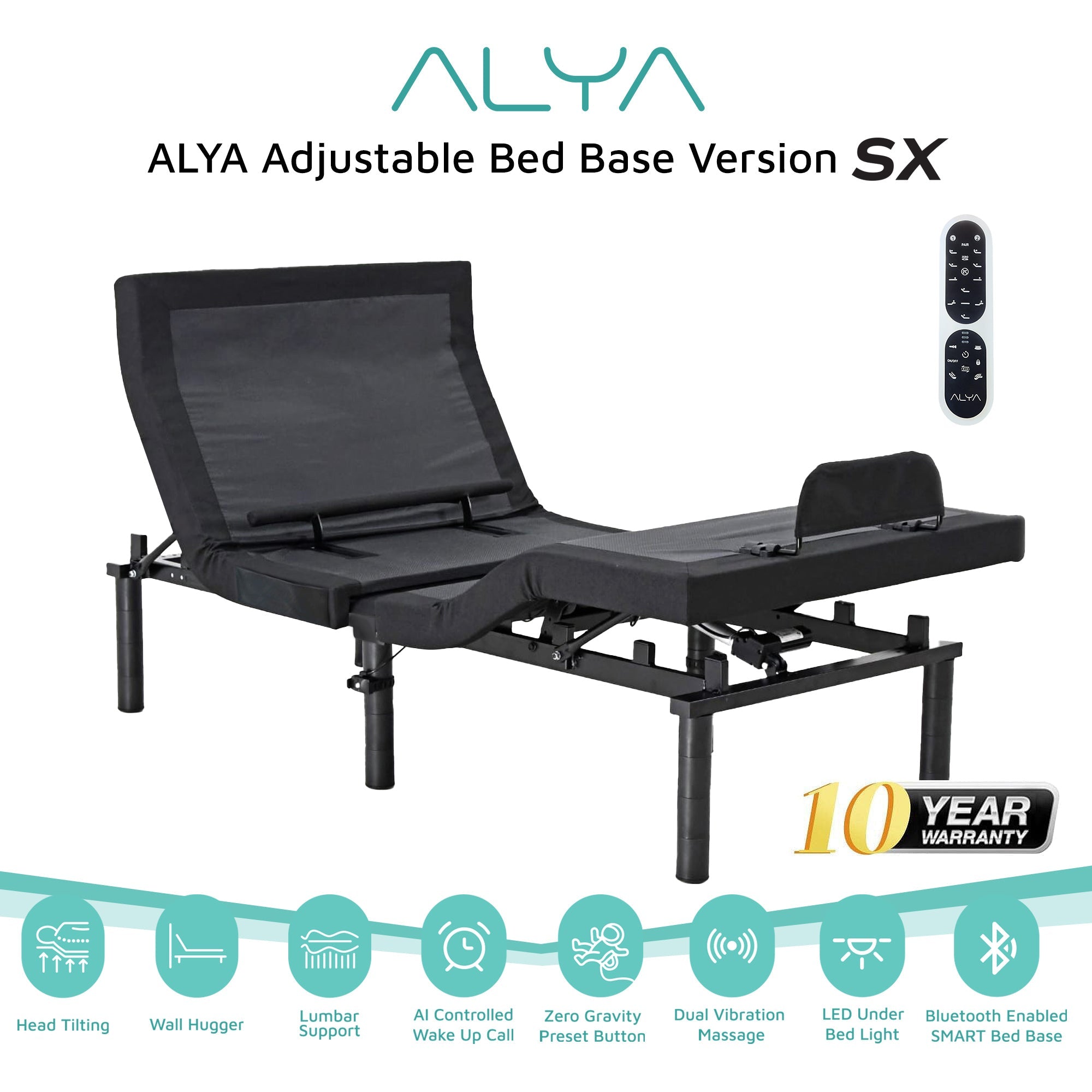 Ortho Mattress Smart Bed Base SX Bundle